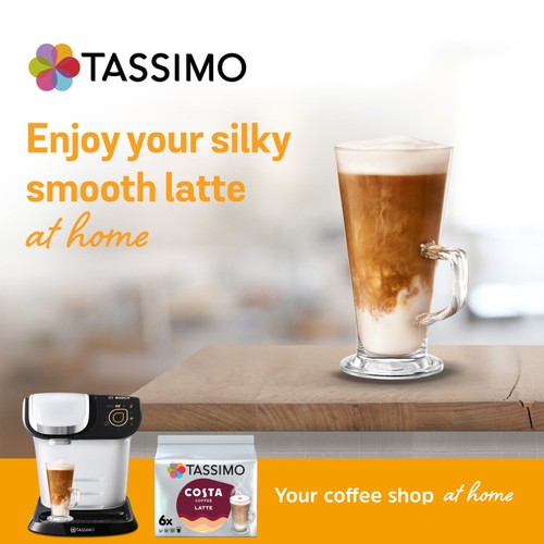 Tassimo Costa Latte Coffee Pods