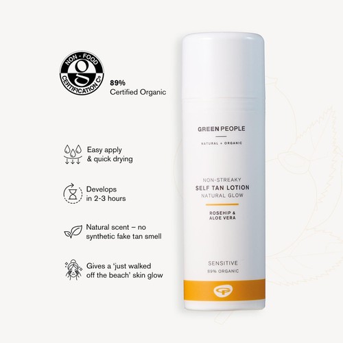 Green People Organic Self Tan Lotion Organic, Vegan