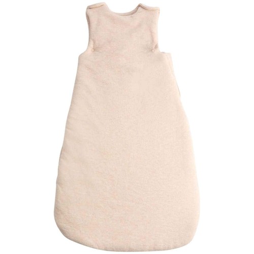 M&S Unisex Pure Cotton Ribbed Sleeping Bag, 18-36 M, Oatmeal