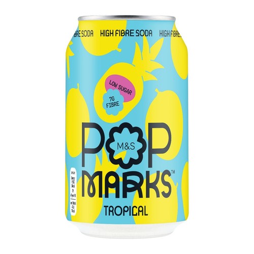 M&S Pop Marks Tropical Soda