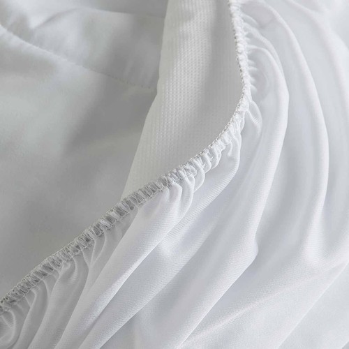 M&S Smart Wash and Dry Mattress Protector, Single, White