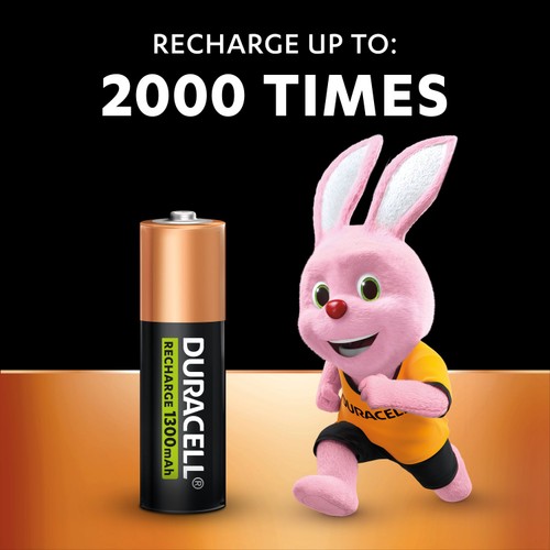 Duracell Recharge Plus AA Rechargeable Batteries