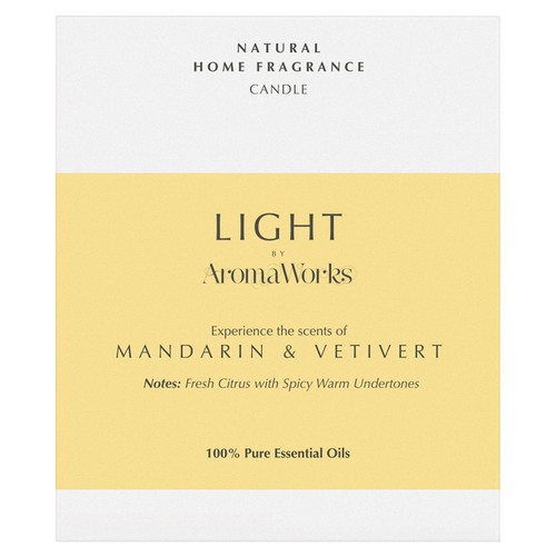 AromaWorks Candle Mandarin & Vetivert