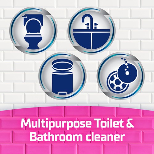 Domestos Thick Bleach Pink Power 