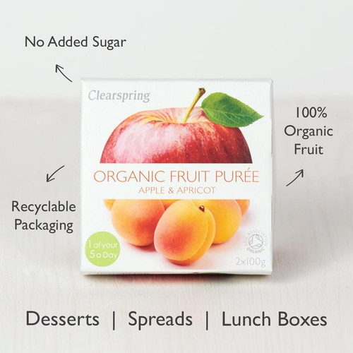 Clearspring Organic Apple & Apricot Dessert