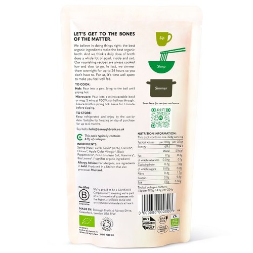 Borough Broth Organic Lamb Bone Broth