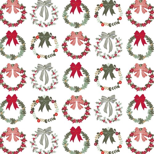 Christmas Wreaths Rollwrap