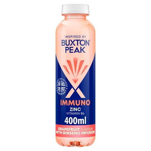 Buxton Peak Immuno Grapefruit & Ginseng Still Vitamin Water