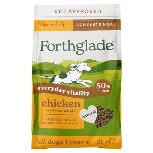 Forthglade Lightly Baked Dry Dog Food Chicken with Sweet Potato