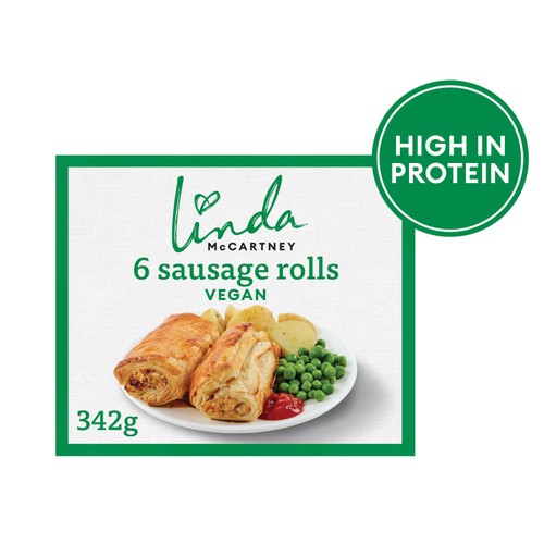 Linda McCartney's 6 Vegetarian Sausage Rolls