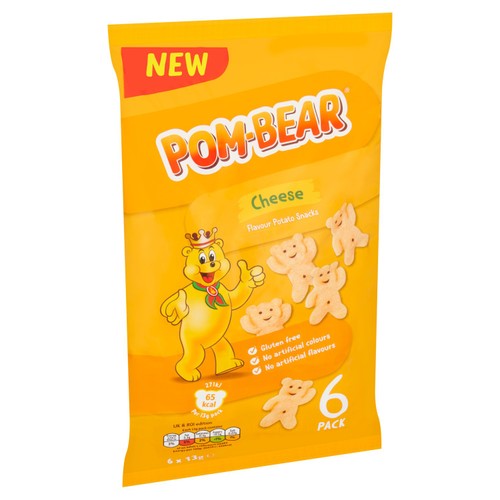 Pom-Bear Cheese Multipack Crisps