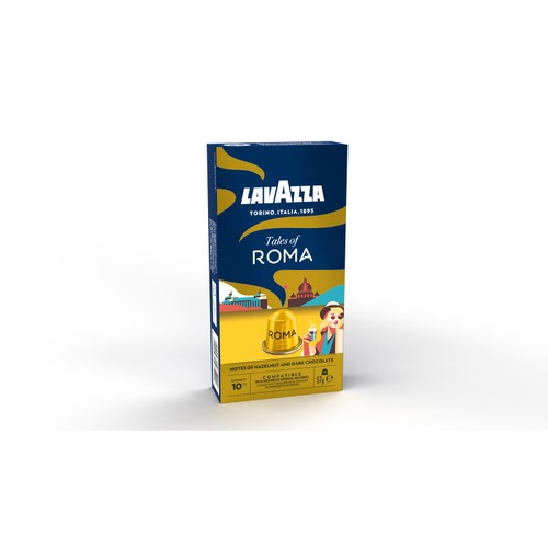 Lavazza Tales of Italy Roma Nespresso Compatible Capsules