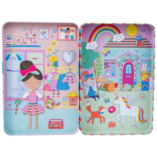 Floss & Rock Magnetic Playtime Tin Rainbow Fairy