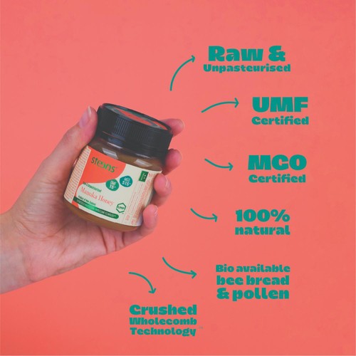 Steens MGO 515 UMF15 Manuka Honey