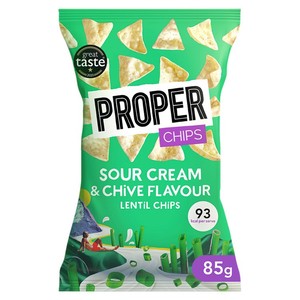 PROPERCHIPS Barbecue Lentil Chips  5 x 14g (70g)