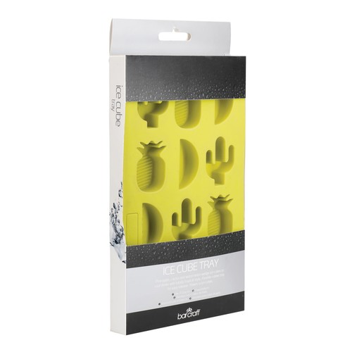 BarCraft Silicone Tropical Shape Ice Cube Tray