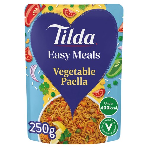 Tilda Easy Meals Vegetable Paella Rice