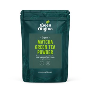 Green Origins Organic Japanese Ceremonial Matcha Green Tea Powder