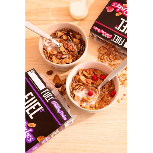 FUEL10K Chocolate Multigrain Flakes High Protein Breakfast Cereal