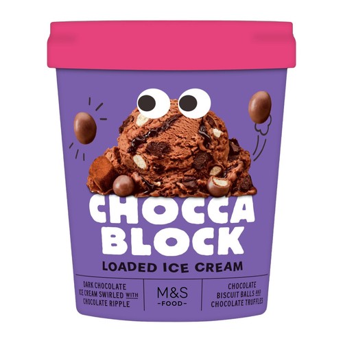 M&S Fully Loaded Top of the Chocs Ice Cream