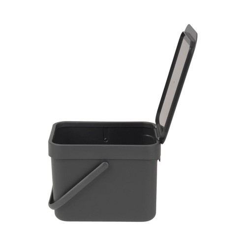 Brabantia 6 Litre Grey Sort & Go Waste Bin  