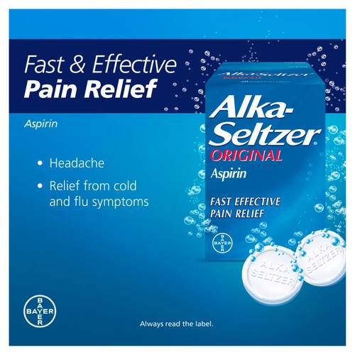 Alka Seltzer Original Pain Relief Effervescent Tablets