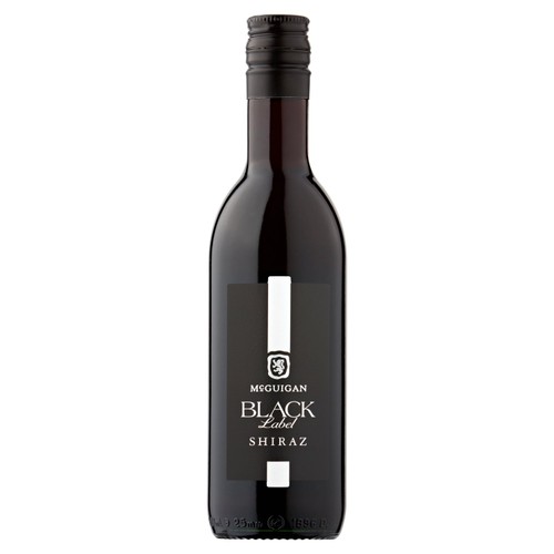 McGuigan Black Label Shiraz Small Bottle, 187ml McGuigan Black Label Shiraz Small Bottle, 187ml