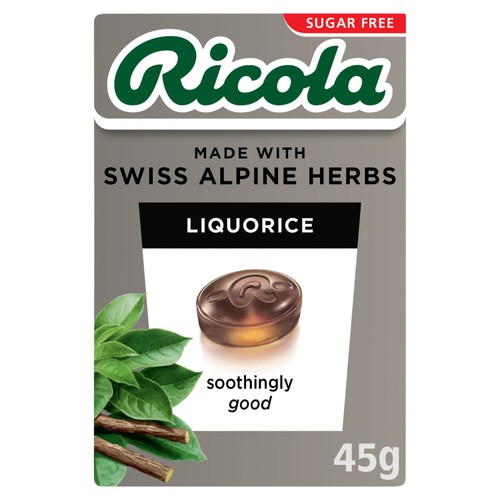 Ricola Liquorice Sugar Free