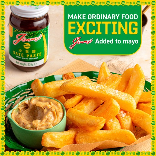 Jimmy's Satay Sate Peanut Paste and Marinade 226g