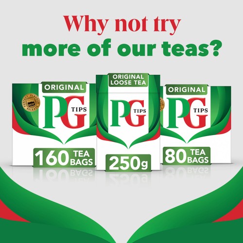 PG Tips Original Black Tea x80 Tea Bags