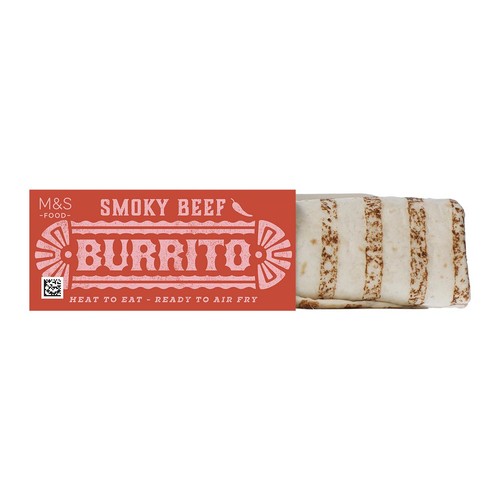 M&S Smoky Beef Burrito