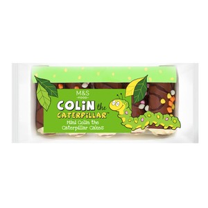 Mini Colin The Caterpillar Cakes