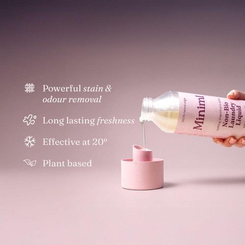 Miniml Laundry Liquid- Pink Dragonfruit & Orchid Bottle