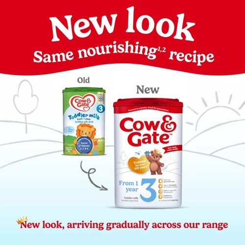 Cow & Gate 3 Toddler Milk Formula 1+ Years