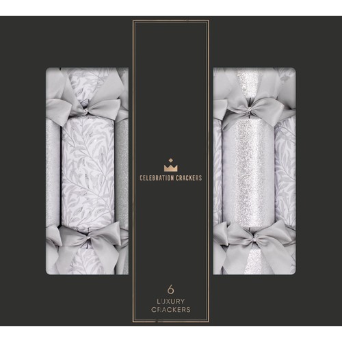 Frosted leaves Christmas Crackers FSCTM Mix