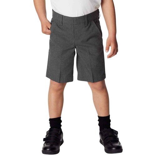 M&S Boys Regular Leg School Shorts, 9-10 Y, Grey 