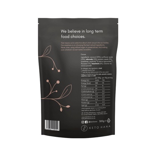 Keto Hana Cocoa Granola