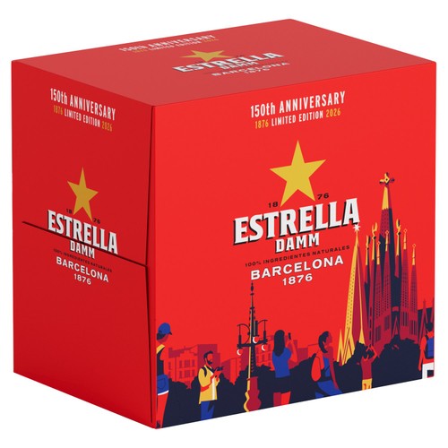 Estrella Damm Premium Spanish Lager Beer Bottles