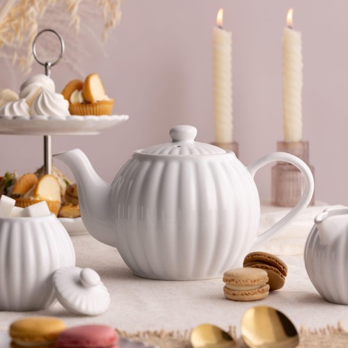 Price & Kensington Luxe Large 1.1L  White Teapot