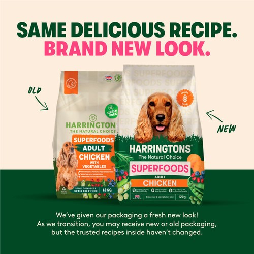 Harringtons Grain Free Superfoods Chicken Dry Dog Food 