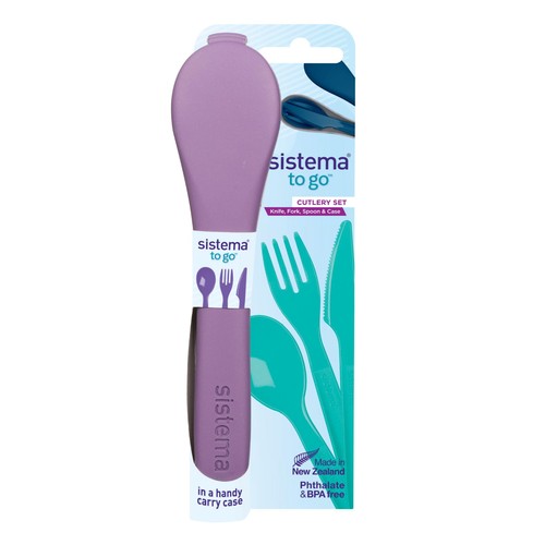 Sistema To Go Cutlery Travel Set Portable Reusable Utensils