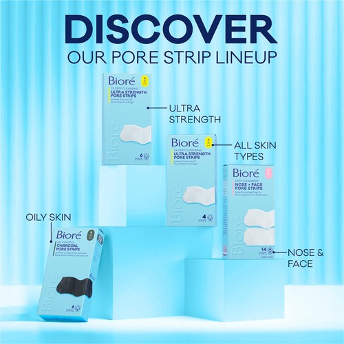 Biore Deep Cleansing Pore Strips for Blackhead Removal