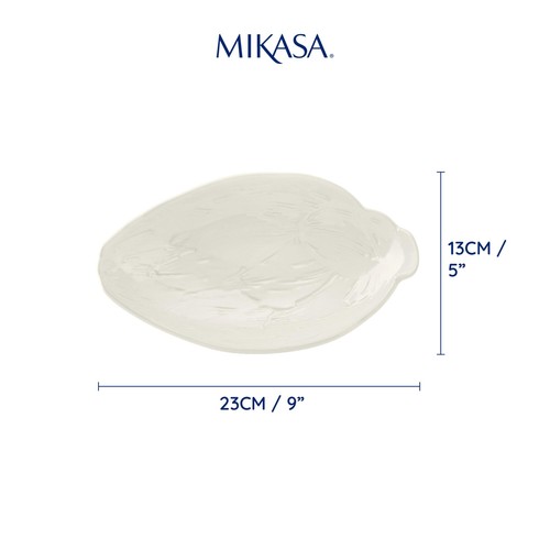 Mikasa Cranborne Stoneware Artichoke Serving Platter, 23cm, Gift boxed