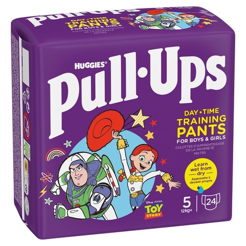Huggies Pull-Ups Day Time Unisex Nappy Pants - Size 5 - 24 Pants