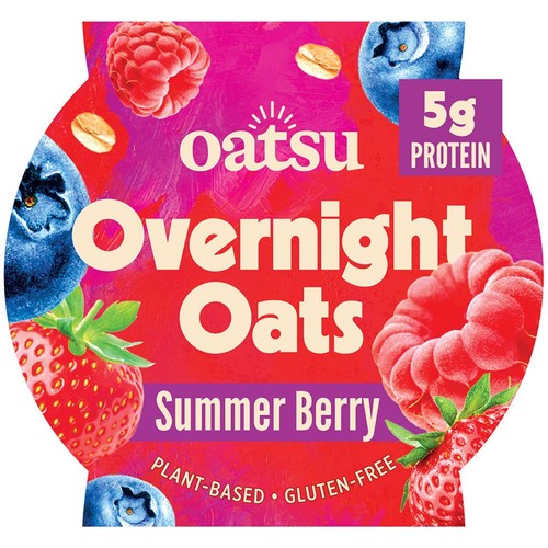 Oatsu Overnight Oats Summer Berry