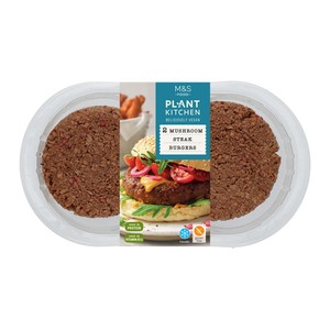 Plant Kitchen 2 Mushroom Steak Burgers