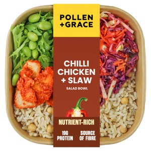 Pollen + Grace Chilli Chicken + Slaw Salad Bowl