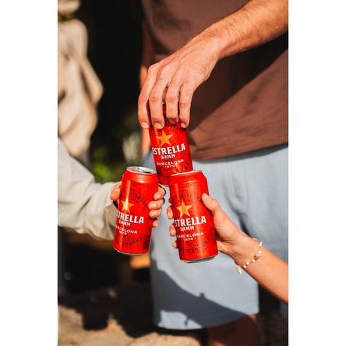 Estrella Damm Premium Spanish Lager Beer Cans