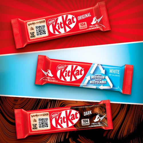 KitKat 2 Finger Milk Chocolate Biscuit Bar, Multipack