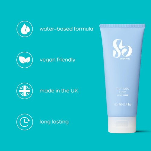 So Divine Water based Classic Lubricant Vegan Friendly